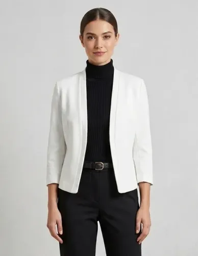 Casaqueto feminino tam P off white Coquette