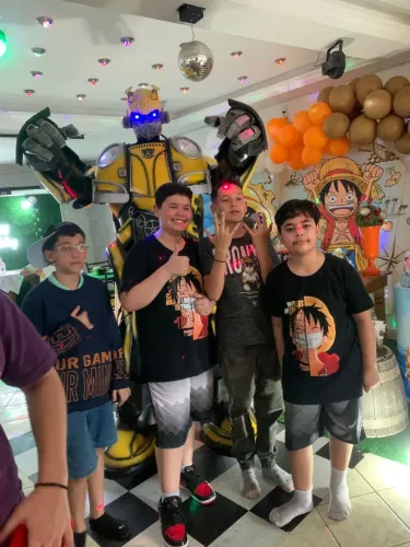 Robô de Led & Robô Tequileiro & Robô Bumblebee 
