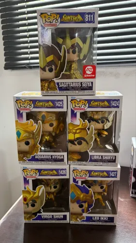 Set Saint seiya Funko Pop cavaleiros do Zodíaco
