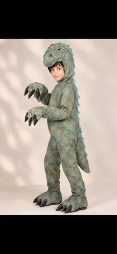 Fantasia infantil de dinossauro ( personagem Aladar do filme Dinossauro Disney
