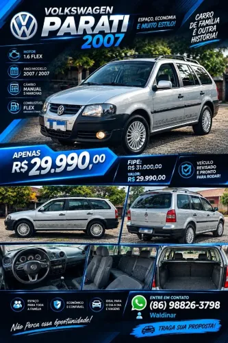 Volkswagen Parati 1.6mi/1.6mi City/t.field T.flex 2007