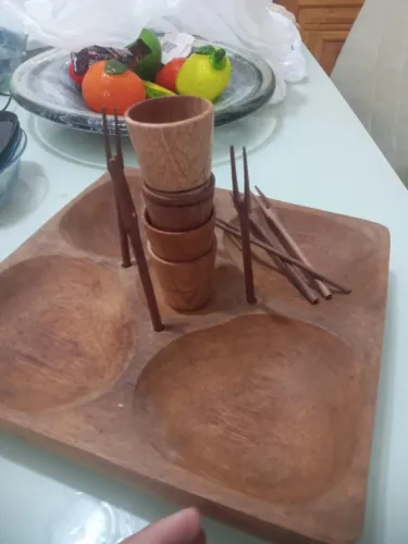 Tábua de frios Tok&Stok petisqueira de churrasco