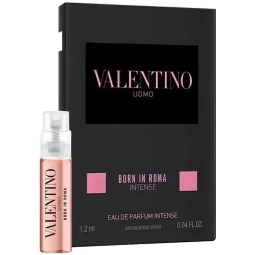 2x amostras Valentino borne in Roma Intense Uomo 1.2ml- total=2,4ML