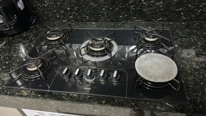 Fogão cooktop 5 bocas