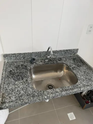 CUBA DE COZINHA NOVA COM MARMORE VALOR IMPERDIVEL 