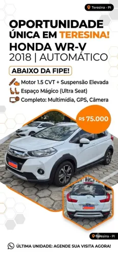 Honda WR-V EX 1.5 Flexone 16V 5P Aut. 2018