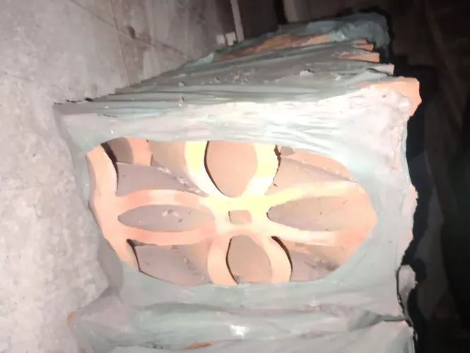 Tijolo Vazado Cobogó Reto Flor