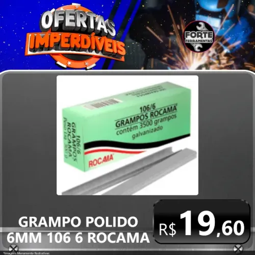 Grampos Rocama - Polido E Galvanizado