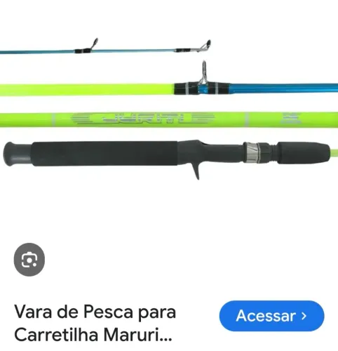 Varas de pesca esportiva
