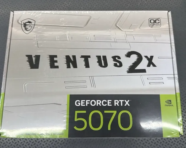 RTX 5070 OC 12GB Branca Ventus 2x MSI