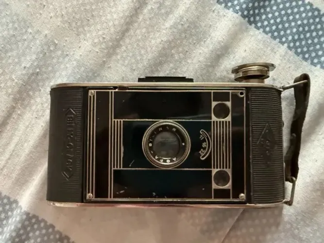 Câmera Antiga Vintage Agfa Billy-Clack - Década de 1930