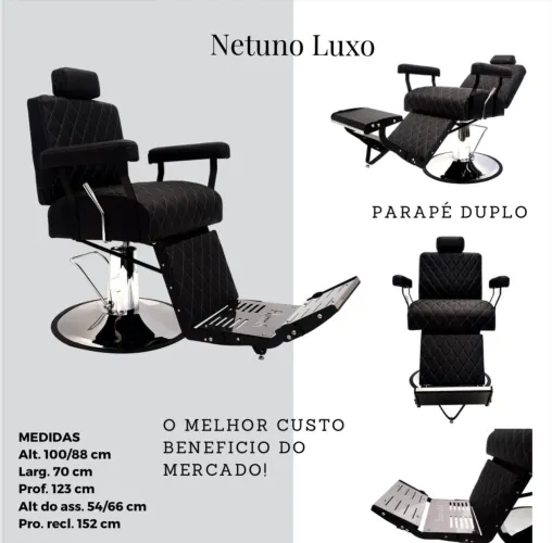 Cardeira para barbearia