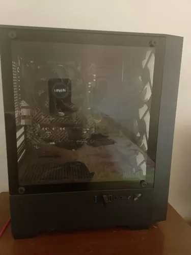 RYZEN 5 5500 + placa mãe + fonte + gabinete com 3 fans