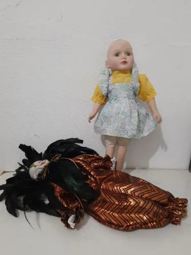 Lote de boneca de porcelana para restauração