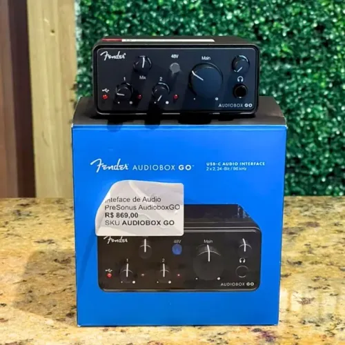 Interface de Áudio Fender Audiobox GO