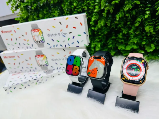 Smartwatch Micrower W29 Pro series 9 47mm, tela HD 2.2" 1 GB de Armazenamento