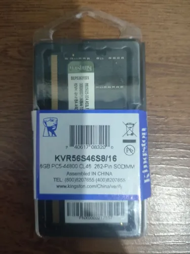 Memória RAM Kingston 16GB DDR5 44800 notebook