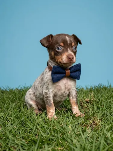 Cão da raça Pinscher para companhia