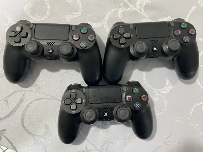 Kit 3 controles Playstation 4 Sony originais