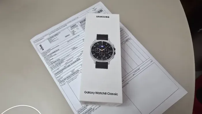 Galaxy Watch 8 Classic 46mm LTE - L.A.C.R.A.D.O c/ nota fiscal - Aceito Cartão!