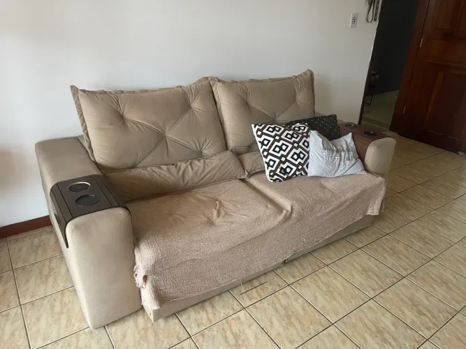 Vendo sofá dois lugares regulável