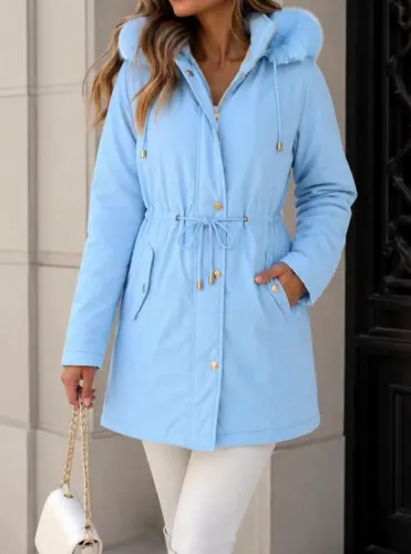 Jaqueta Parka Forrada Feminina