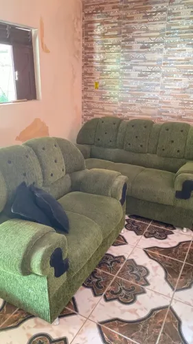 3 Sofás de tecido 2/3 lugares
