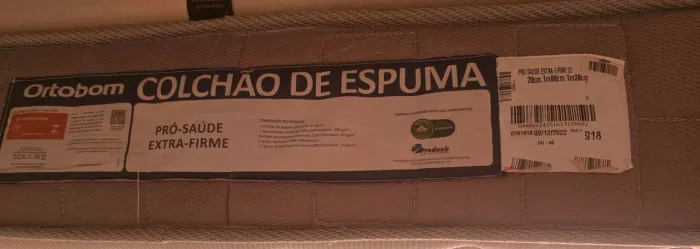 Cama Ortobom PRO Saúde Extra Firme + base