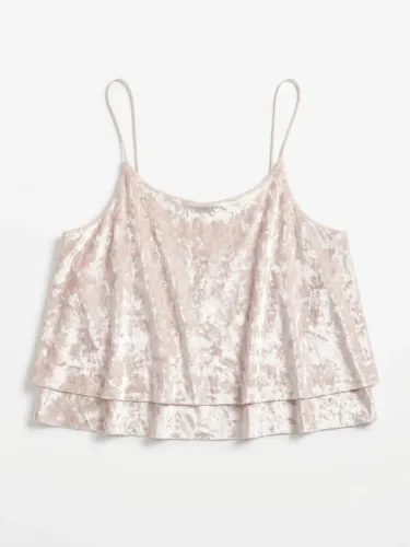 Blusa de veludo rosa bebê