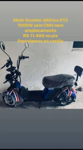 Vendo moto elétrica scooter X13 1000W