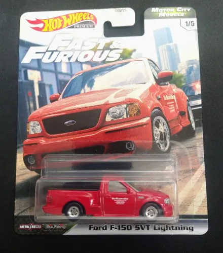 Hot Wheels Premium Ford F-150 SVT Lightning - Fast e Furious 
