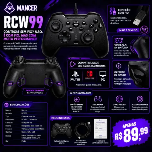 Controle Mancer RCW 99