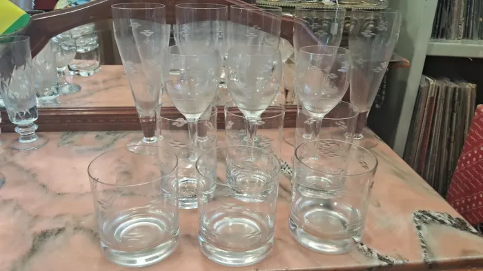 Taças e Copos de Cristal 