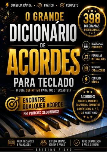 Dicionário de acordes completo para teclado 