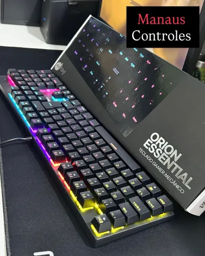 Teclado Mecânico Orion Essential USB 2.0 12 Modos Rgb Dazz 