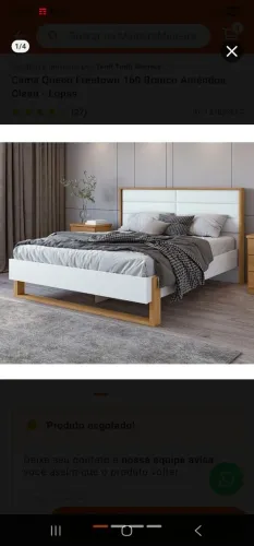 Cama quem com cabeceira ótimo estado