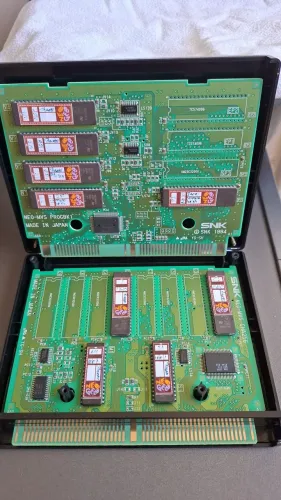 Cartucho Neo Geo MVS Shinobi gravado em placa Original