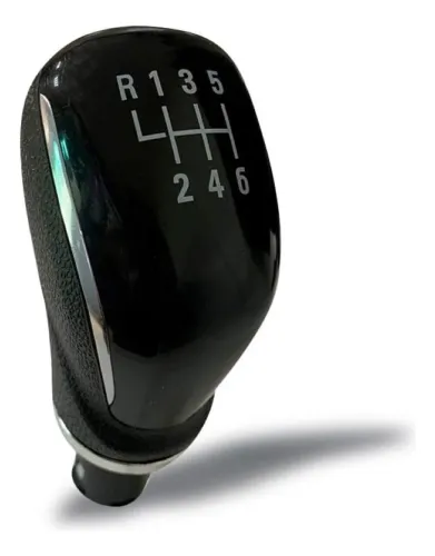 Manopla Câmbio Novo Onix 2020 A 23 6m Ré Frent Preto Aro Cro