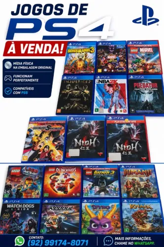 Jogos PS4 compatíveis com PS5, VALOR UNITÁRIO
