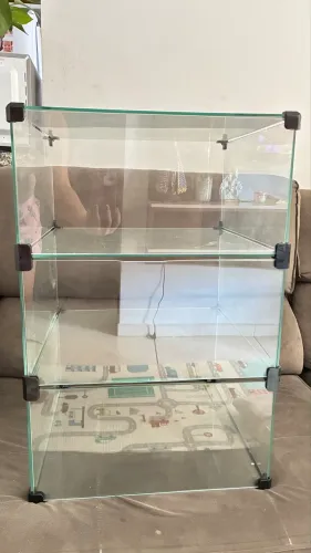 Vitrine de vidro 3 andares 