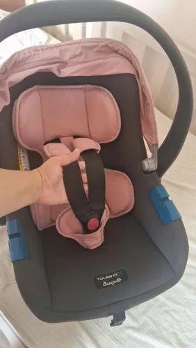 Bebê conforto burigotto linha eco caze rosa
