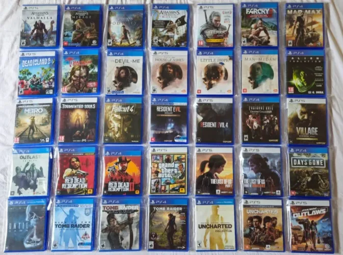 Vendo jogos para PS4 e PS5 (VENDA SOMENTE NA CIDADE DE ARAÇATUBA-SP)