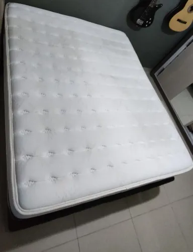 Cama Box Queen colchão pocket Castor