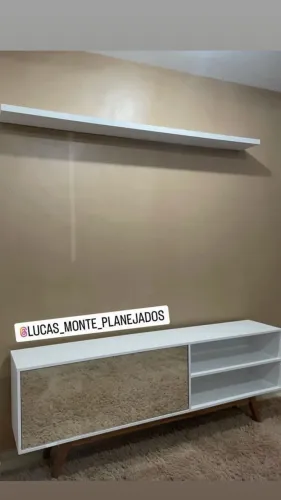 Rack retrô 100% mdf 