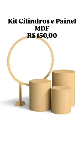 Kit Painel e cilindros Festa