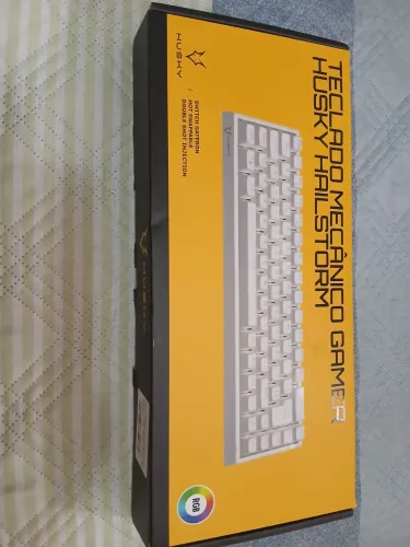 Teclado Mecânico HUSKY branco