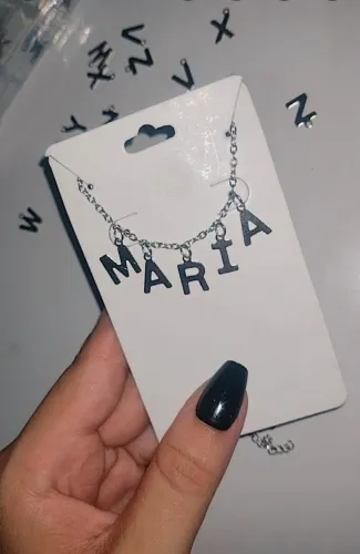 Colar Nome personalizado - aço inoxidável 45 + 5 cm