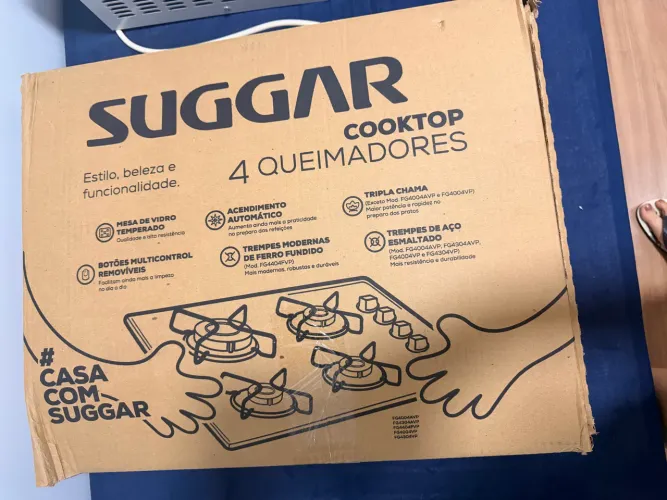 Cooktop Suggar 4 bocas