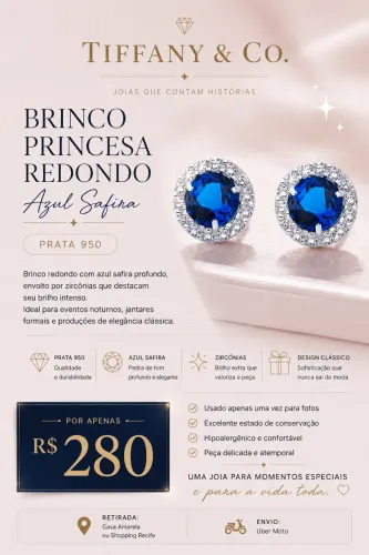 Brinco de Safira
