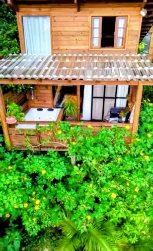 Loft com vista pro mar e banheira Campeche sul de Floripa 